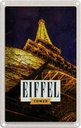 Blechschild 18x12 cm Retro Eiffel Tower Eiffelturm Paris Bildmotiv Reisemotiv Abenteuer Reisen Urlaub