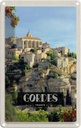 Blechschild 18x12 cm Gordes France AnsichtGeschenk Abenteuer Reisen Urlaub