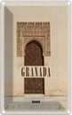 Blechschild 18x12 cm Granada Spain Tourismus Poster Bildmotiv Reisemotiv Abenteuer Reisen Urlaub