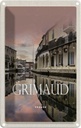 Blechschild 18x12 cm Grimaud France Panorama Bild Geschnenk Bildmotiv Reisemotiv Abenteuer Reisen Urlaub