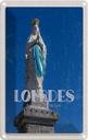 Blechschild 18x12 cm Heiligtum Frau von Lourdes Kirche Bildmotiv Reisemotiv Abenteuer Reisen Urlaub