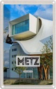 Blechschild 18x12 cm Retro Metz France Frankreich Tourismus Abenteuer Reisen Urlaub