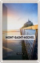 Blechschild 18x12 cm Mont-saint-Michel France Meer Abenteuer Reisen Urlaub