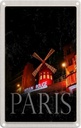 Blechschild 18x12 cm Moulin Rouge Paris Varieté Geschenk Bildmotiv Reisemotiv Abenteuer Reisen Urlaub