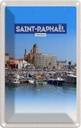 Blechschild 18x12 cm Saint-Raphaël France Hafenstadt Bildmotiv Reisemotiv Abenteuer Reisen Urlaub