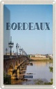 Blechschild 18x12 cm Bordeaux France Reiseziel Geschenk Bildmotiv Reisemotiv Abenteuer Reisen Urlaub