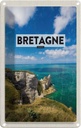 Blechschild 18x12 cm Bretagne France Meer Berge Bildmotiv Reisemotiv Abenteuer Reisen Urlaub