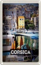 Blechschild 18x12 cm Corsica Francesort Meer Bildmotiv Reisemotiv Abenteuer Reisen Urlaub