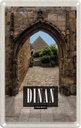Blechschild 18x12 cm Dinan France Stadtmauer Schloss Bildmotiv Reisemotiv Abenteuer Reisen Urlaub