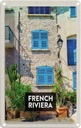 Blechschild 18x12 cm French Riviera Reiseziel Tourismus Bildmotiv Reisemotiv Abenteuer Reisen Urlaub