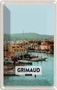 Blechschild 18x12 cm Grimaud FranceMeer Geschenk Bildmotiv Reisemotiv Abenteuer Reisen Urlaub