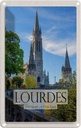 Blechschild 18x12 cm Sanctuaires Notre-Dame de Lourdes Bildmotiv Reisemotiv Abenteuer Reisen Urlaub