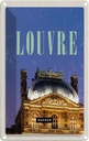 Blechschild 18x12 cm Louvre Museum Reiseziel Geschenk Bildmotiv Reisemotiv Abenteuer Reisen Urlaub
