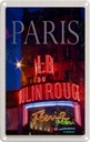 Blechschild 18x12 cm Paris Moulin Rouge Varieté Bildmotiv Reisemotiv Abenteuer Reisen Urlaub