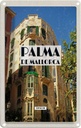 Blechschild 18x12 cm Palma de Mallorca Spain Altstadt Bildmotiv Reisemotiv Abenteuer Reisen Urlaub