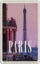 Blechschild 18x12 cm Paris France Sonnenuntergang Turm Bildmotiv Reisemotiv Abenteuer Reisen Urlaub