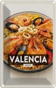 Blechschild 18x12 cm Valencia Spain Fisch Meeresfrüchte Bildmotiv Reisemotiv Abenteuer Reisen Urlaub