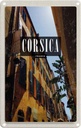 Blechschild 18x12 cm Corsica France Retro Altstadt Geschenk Bildmotiv Reisemotiv Abenteuer Reisen Urlaub