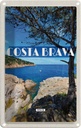 Blechschild 18x12 cm Costa brava Spain Meer Berge Bildmotiv Reisemotiv Abenteuer Reisen Urlaub