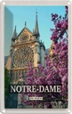 Blechschild 18x12 cm Notre-Dame de Paris Reiseziel Bildmotiv Reisemotiv Abenteuer Reisen Urlaub