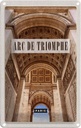 Blechschild 18x12 cm Arc de Triomphe Paris Reiseziel Bildmotiv Reisemotiv Abenteuer Reisen Urlaub