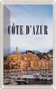 Blechschild 18x12 cm Cote d'azur France Panorama Bild Bildmotiv Reisemotiv Abenteuer Reisen Urlaub