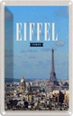 Blechschild 18x12 cm Eiffel Tower Panorama Bild Reiseziel Bildmotiv Reisemotiv Abenteuer Reisen Urlaub