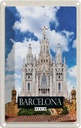Blechschild 18x12 cm Barcelona Spain Sagrat Cor Kirche Bildmotiv Reisemotiv Abenteuer Reisen Urlaub