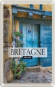 Blechschild 18x12 cm Bretagne France Holztür 7 Geschenk Bildmotiv Reisemotiv Abenteuer Reisen Urlaub
