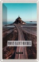 Blechschild 18x12 cm Mont-Saint-Michel France Reiseziel Bildmotiv Reisemotiv Abenteuer Reisen Urlaub