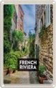 Blechschild 18x12 cm French Riviera Altstadt Geschenk Bildmotiv Reisemotiv Abenteuer Reisen Urlaub
