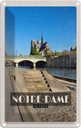Blechschild 18x12 cm Notre - Dame Paris Tourismus Bildmotiv Reisemotiv Abenteuer Reisen Urlaub