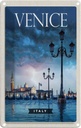Blechschild 18x12 cm Venice Italy Poster Blitz Gewitter Bildmotiv Reisemotiv Abenteuer Reisen Urlaub