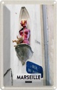 Blechschild 18x12 cm Marseille France rue du panier Bildmotiv Reisemotiv Abenteuer Reisen Urlaub
