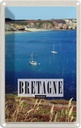 Blechschild 18x12 cm Bretagne FrancePoster Bildmotiv Reisemotiv Abenteuer Reisen Urlaub
