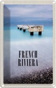 Blechschild 18x12 cm French RivieraPoster Retro Bildmotiv Reisemotiv Abenteuer Reisen Urlaub