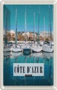 Blechschild 18x12 cm cote d'azur FranceMeer Bildmotiv Reisemotiv Abenteuer Reisen Urlaub