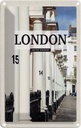 Blechschild 18x12 cm London United Kingdom Stadt Retro Bildmotiv Reisemotiv Abenteuer Reisen Urlaub
