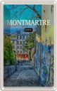 Blechschild 18x12 cm Montmartre Paris Altstadt Reiseziel Bildmotiv Reisemotiv Abenteuer Reisen Urlaub