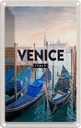 Blechschild 18x12 cm Venice Venedig Boote Meer Geschenk Bildmotiv Reisemotiv Abenteuer Reisen Urlaub