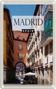 Blechschild 18x12 cm Madrid Spain Architektur Mittelalter Bildmotiv Reisemotiv Abenteuer Reisen Urlaub Häuser