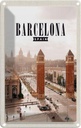 Blechschild 18x12 cm Barcelona Spanien Panorama Bildmotiv Reisemotiv Abenteuer Reisen Urlaub