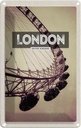 Blechschild 18x12 cm London England Eye Reise Bildmotiv Reisemotiv Abenteuer Reisen Urlaub