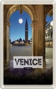 Blechschild 18x12 cm Venice Italien Architektur Nacht Bildmotiv Reisemotiv Abenteuer Reisen Urlaub Häuser