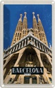 Blechschild 18x12 cm Barcelona Spanien Reiseziel Trip Bildmotiv Reisemotiv Abenteuer Reisen Urlaub