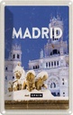 Blechschild 18x12 cm Madrid Spanien Winter Nacht Trip Bildmotiv Reisemotiv Abenteuer Reisen Urlaub