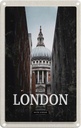 Blechschild 18x12 cm London UK Ausblick Panorama Bildmotiv Reisemotiv Abenteuer Reisen Urlaub
