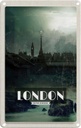 Blechschild 18x12 cm London UK Vintage Nacht Bildmotiv Reisemotiv Abenteuer Reisen Urlaub