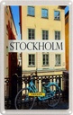 Blechschild 18x12 cm Stockholm Schweden Gebäude Reise Bildmotiv Reisemotiv Abenteuer Reisen Urlaub