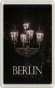 Blechschild 18x12 cm Berlin Deutschland schwarz weiß Bildmotiv Reisemotiv Abenteuer Reisen Urlaub